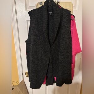 Women's Black Sweater Vest